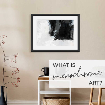 What is monochrome art?
