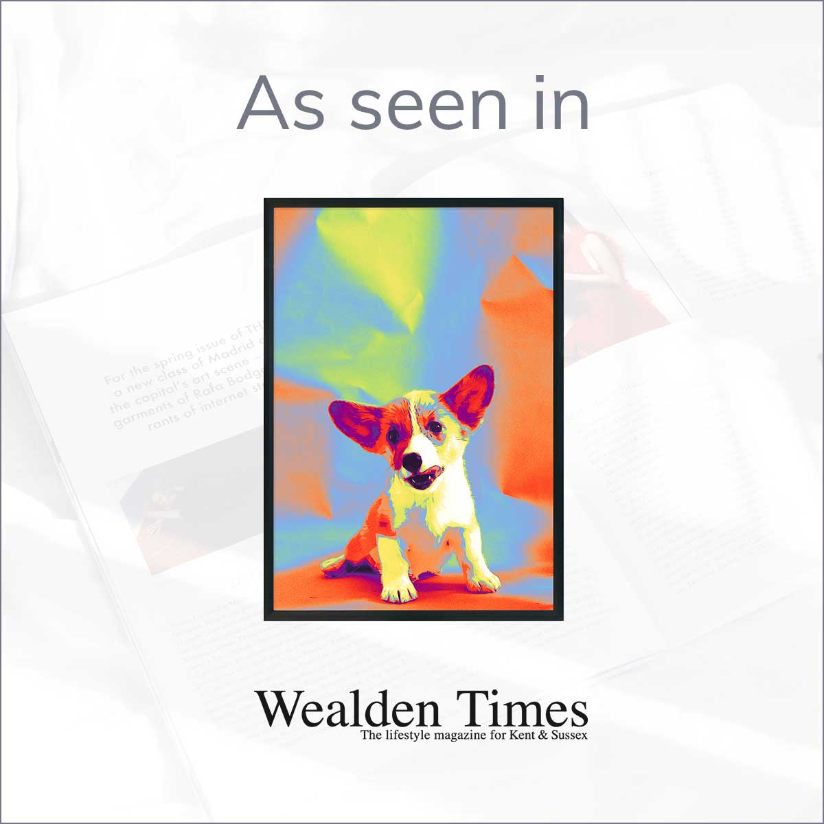 Claude & Leighton animal art as seen in Wealden Times Magazine