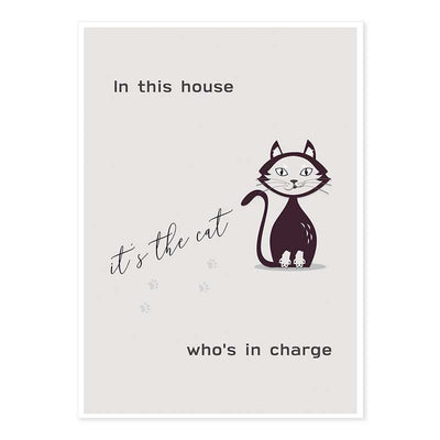 It's the Cat Typography Poster