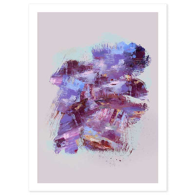 Life Flows abstract landscape wall art print