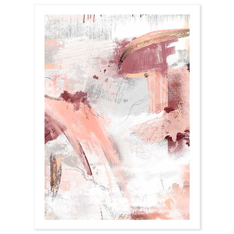 Peach Perfect abstract fine art print
