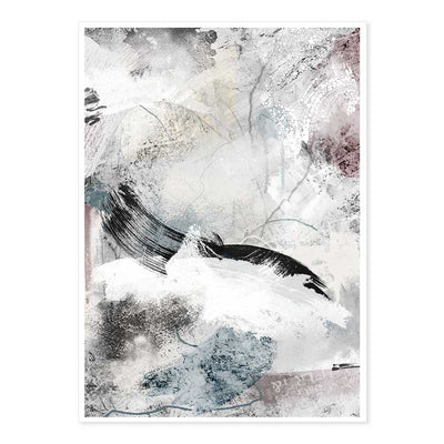 Swept Away black & white abstract fine art print