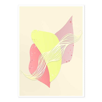 Summer Fruit Abstracts - gift set of 3 mini art prints